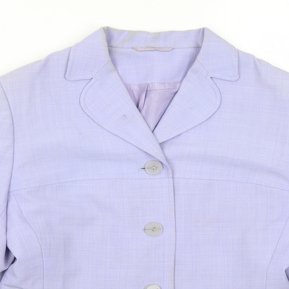 NEXT Womens Purple   Jacket Blazer Size 12