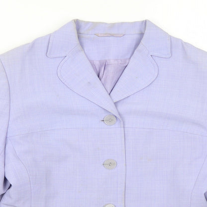 NEXT Womens Purple   Jacket Blazer Size 12