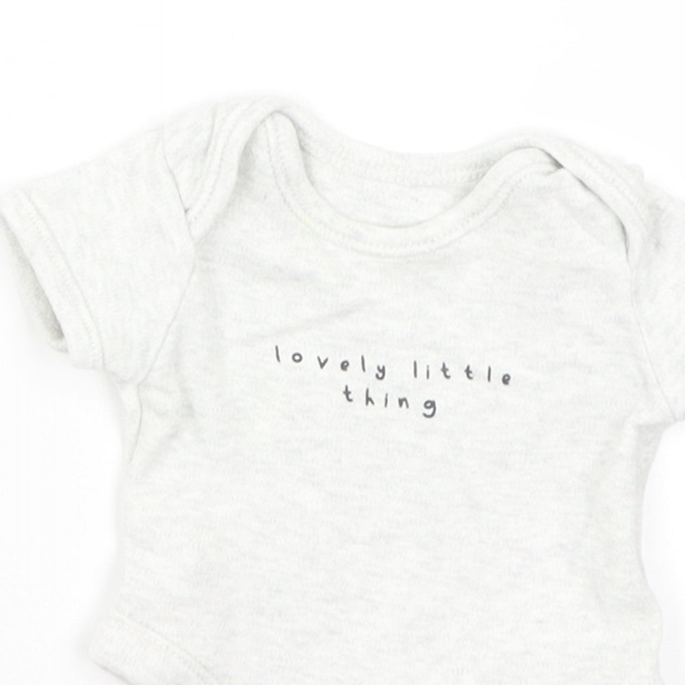 George Baby Grey   Romper One-Piece Size Newborn  - Lovely Little Thing