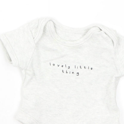 George Baby Grey   Romper One-Piece Size Newborn  - Lovely Little Thing
