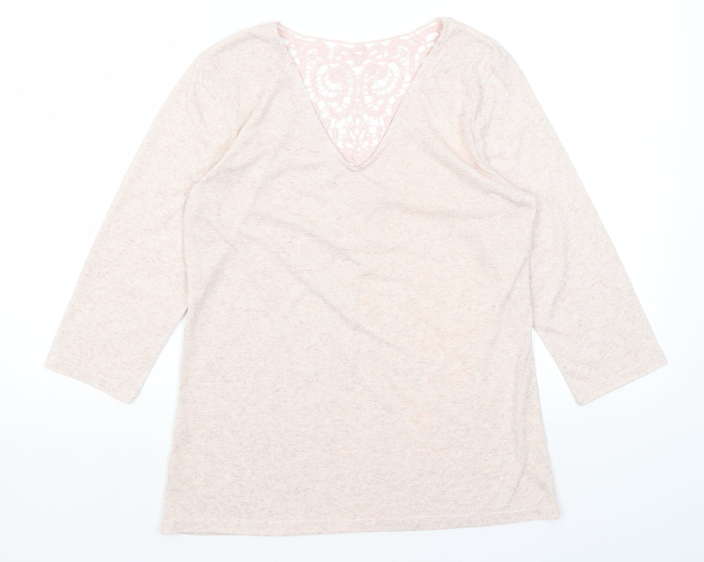 Papaya Womens Pink   Basic T-Shirt Size 10