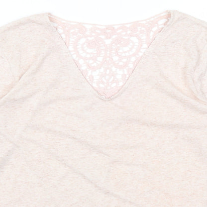 Papaya Womens Pink   Basic T-Shirt Size 10