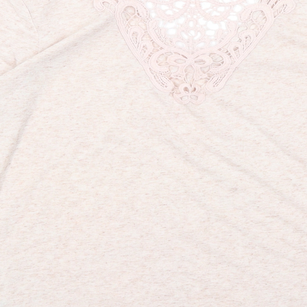 Papaya Womens Pink   Basic T-Shirt Size 10