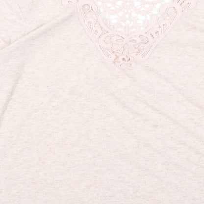 Papaya Womens Pink   Basic T-Shirt Size 10