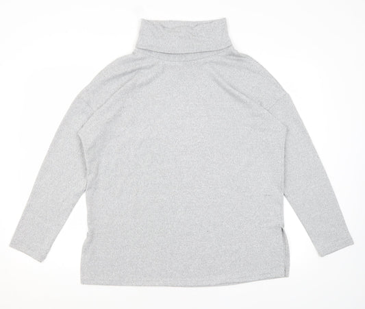 Womens UK Size M New Look Grey Pullover Jumper