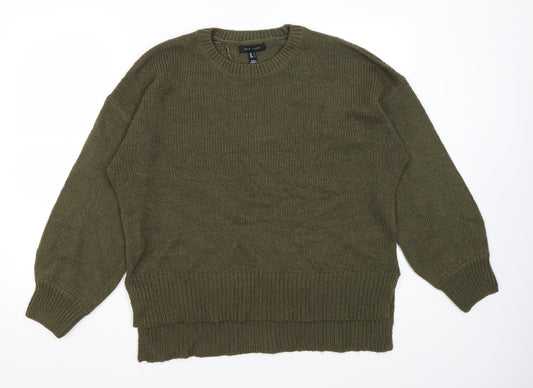 Womens UK Size L New Look Green Pullover Jumper