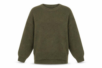 Womens UK Size L New Look Green Pullover Jumper