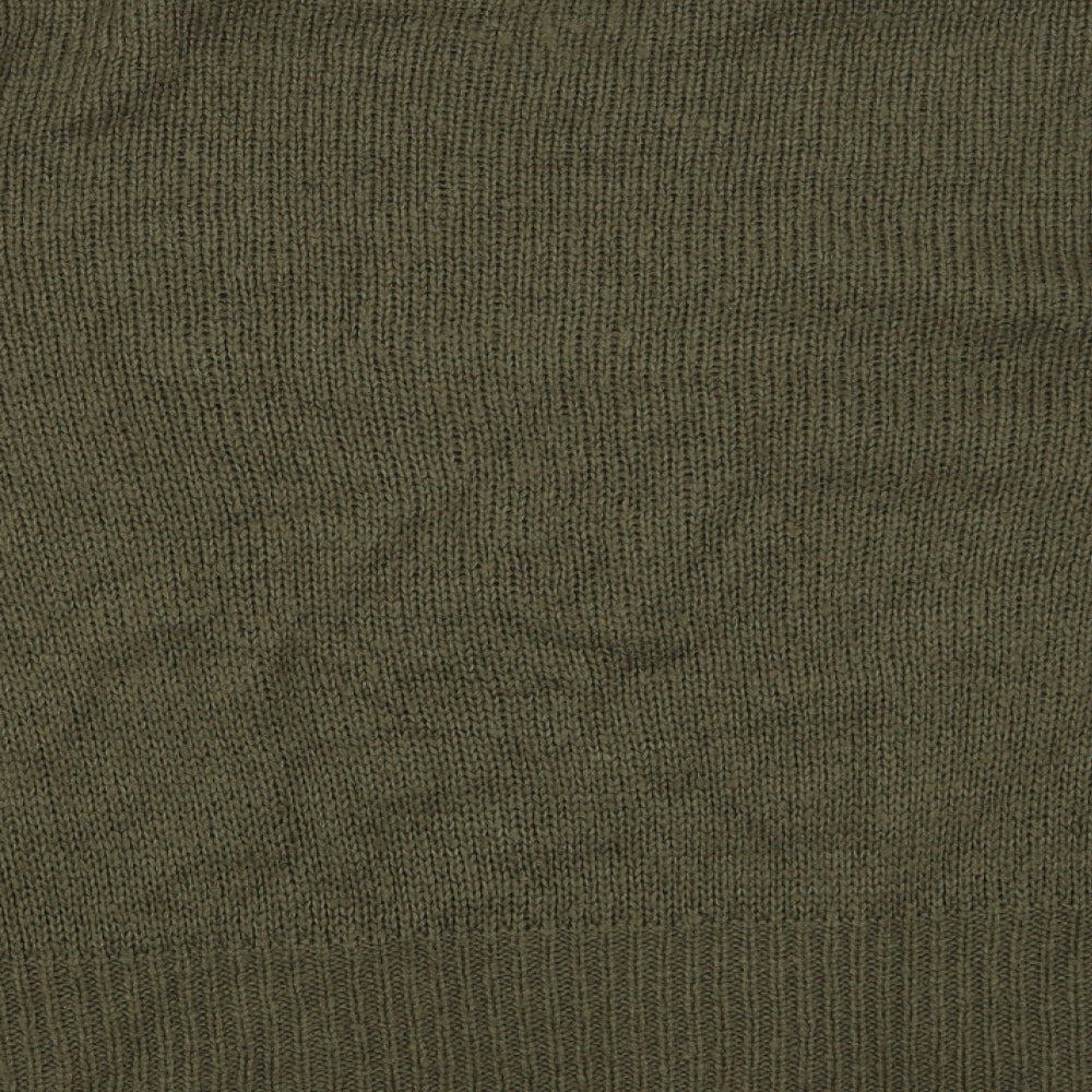 Womens UK Size L New Look Green Pullover Jumper