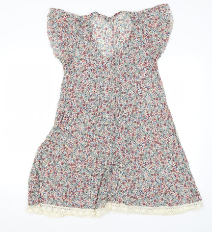 Vie Nocturne Womens Beige Floral  A-Line  Size S