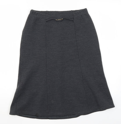 Damart Womens Grey   Flare Skirt Size 12