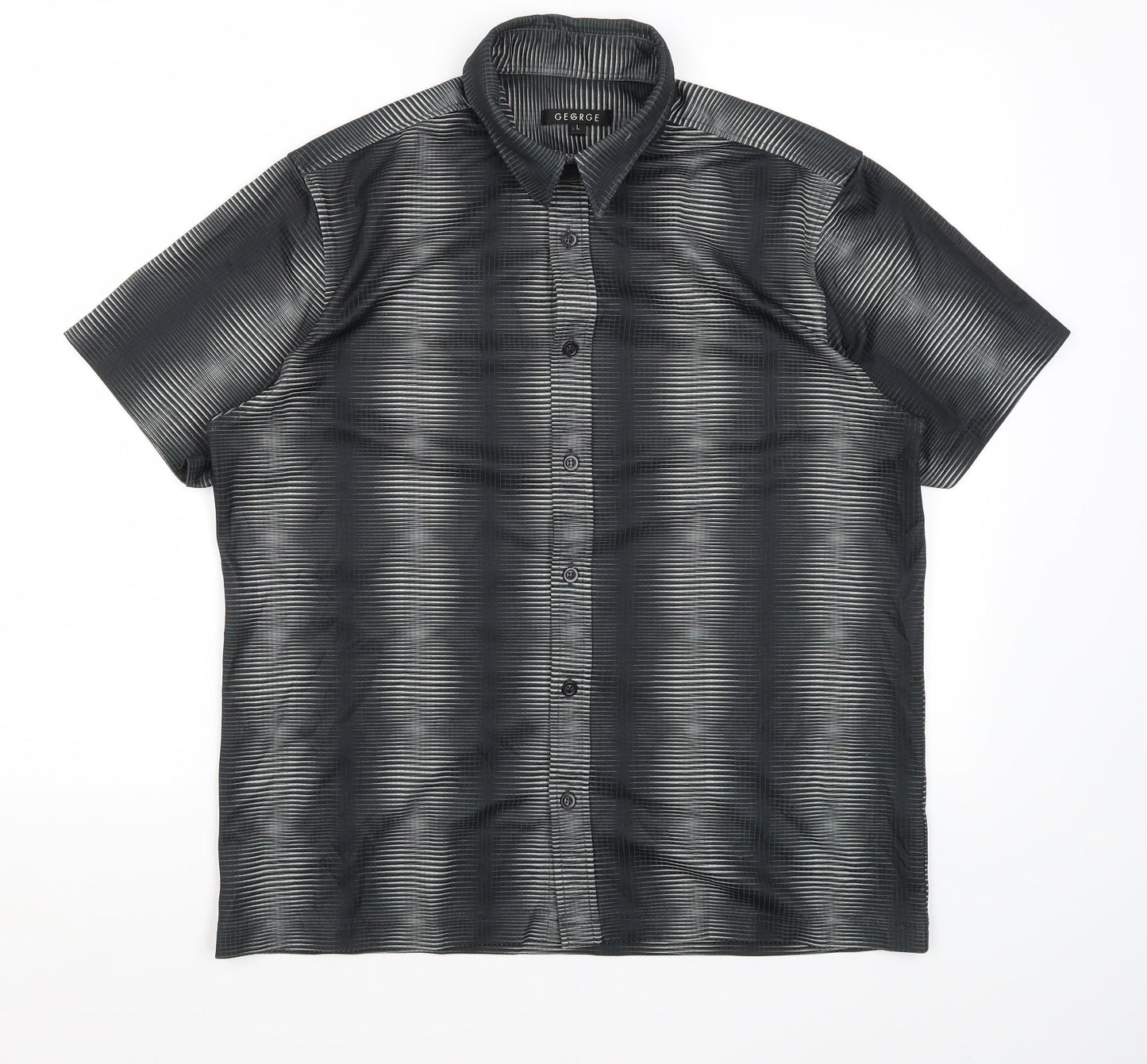 George Mens Green    Button-Up Size L