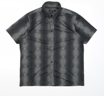 George Mens Green    Button-Up Size L