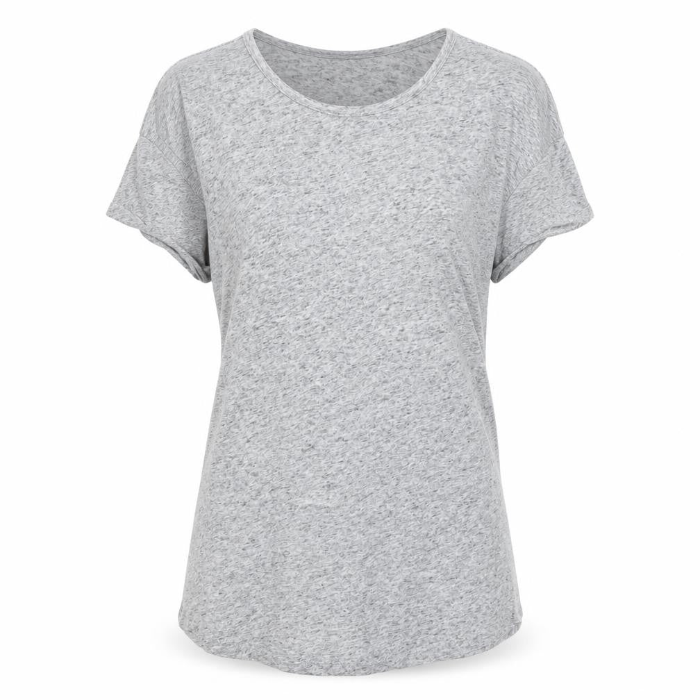 Womens UK Size 8 New Look Grey Basic T-Shirt
