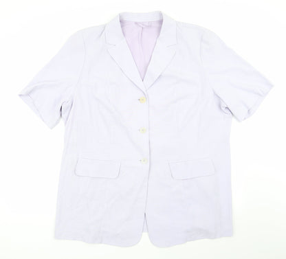 essence Womens Purple   Jacket  Size 20  - Pale Lilac
