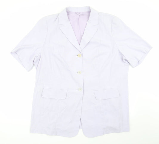 essence Womens Purple   Jacket  Size 20  - Pale Lilac