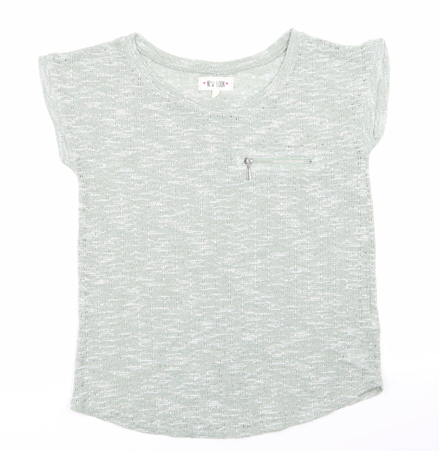 Womens UK Size 10 New Look Green Pullover Jumper