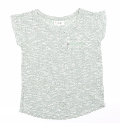 Womens UK Size 10 New Look Green Pullover Jumper
