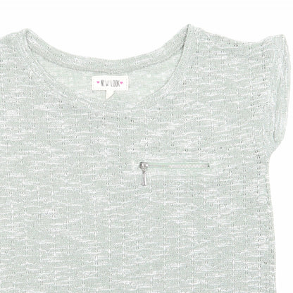 Womens UK Size 10 New Look Green Pullover Jumper