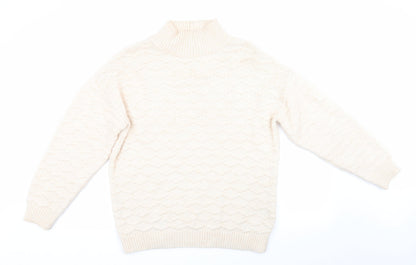 Womens UK Size M NEXT Ivory Pullover Jumper