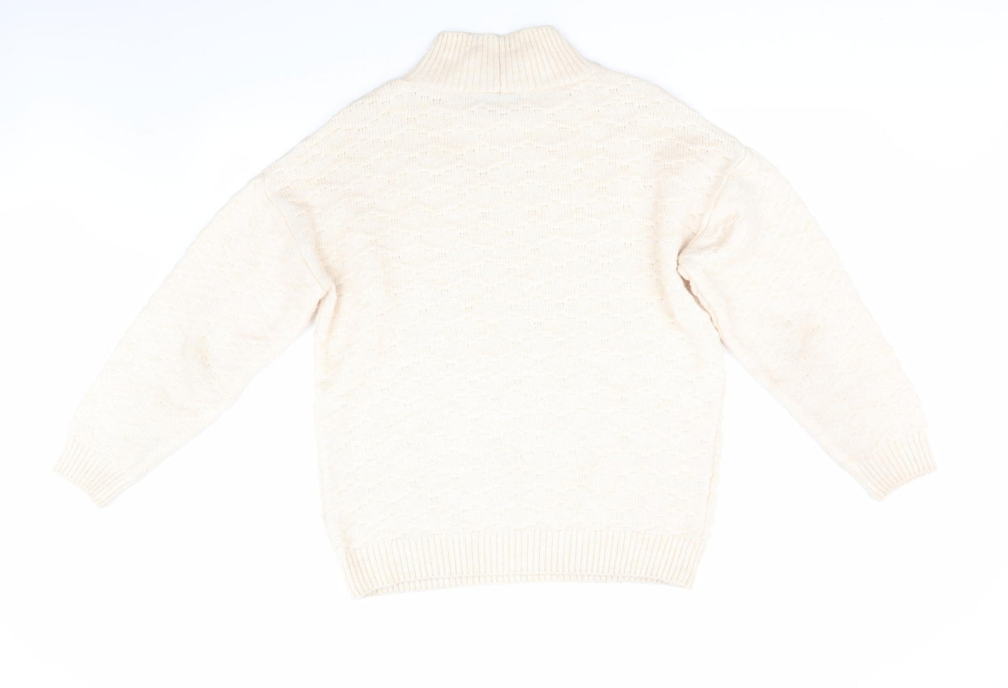 Womens UK Size M NEXT Ivory Pullover Jumper