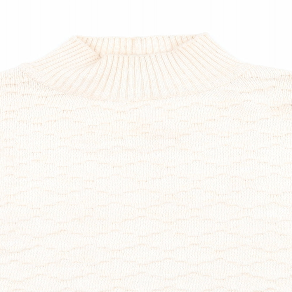 Womens UK Size M NEXT Ivory Pullover Jumper