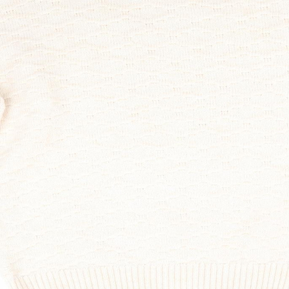 Womens UK Size M NEXT Ivory Pullover Jumper