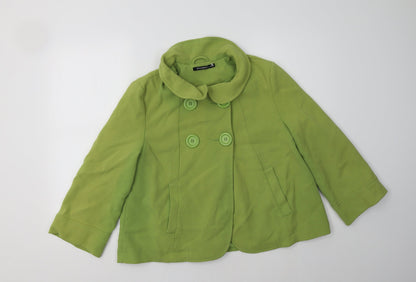 Primark Womens Green   Jacket Blazer Size 12
