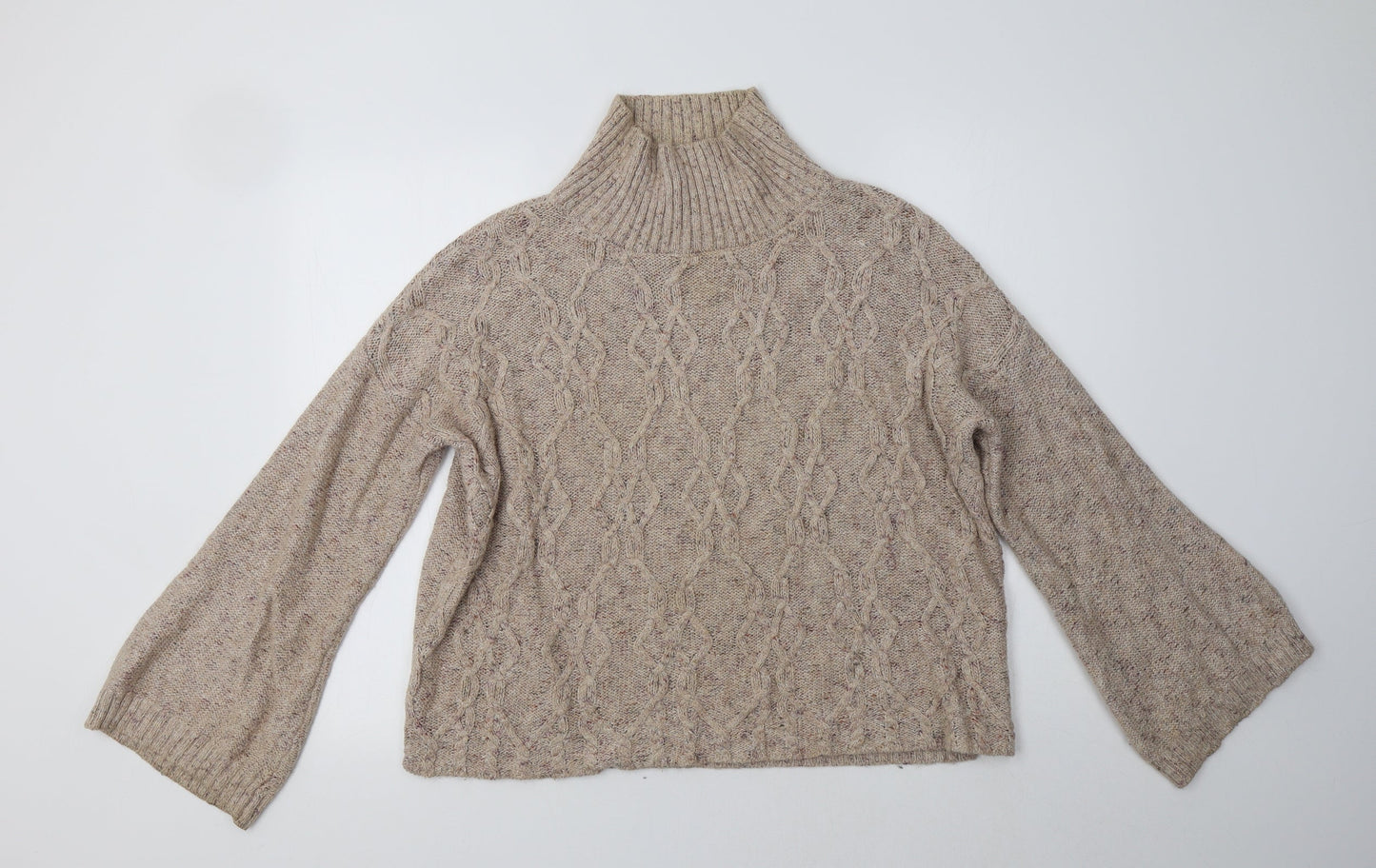 89th & Madison Womens Beige   Pullover Jumper Size M