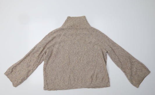 89th & Madison Womens Beige   Pullover Jumper Size M