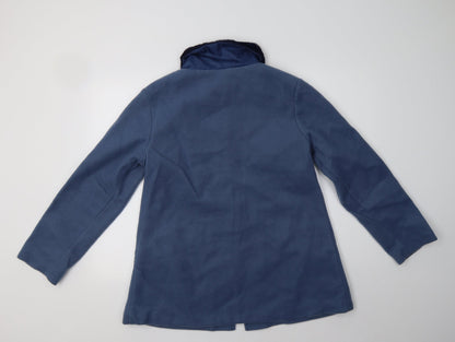 Womens UK Size 12 Gabriella Vicenza Blue Overcoat