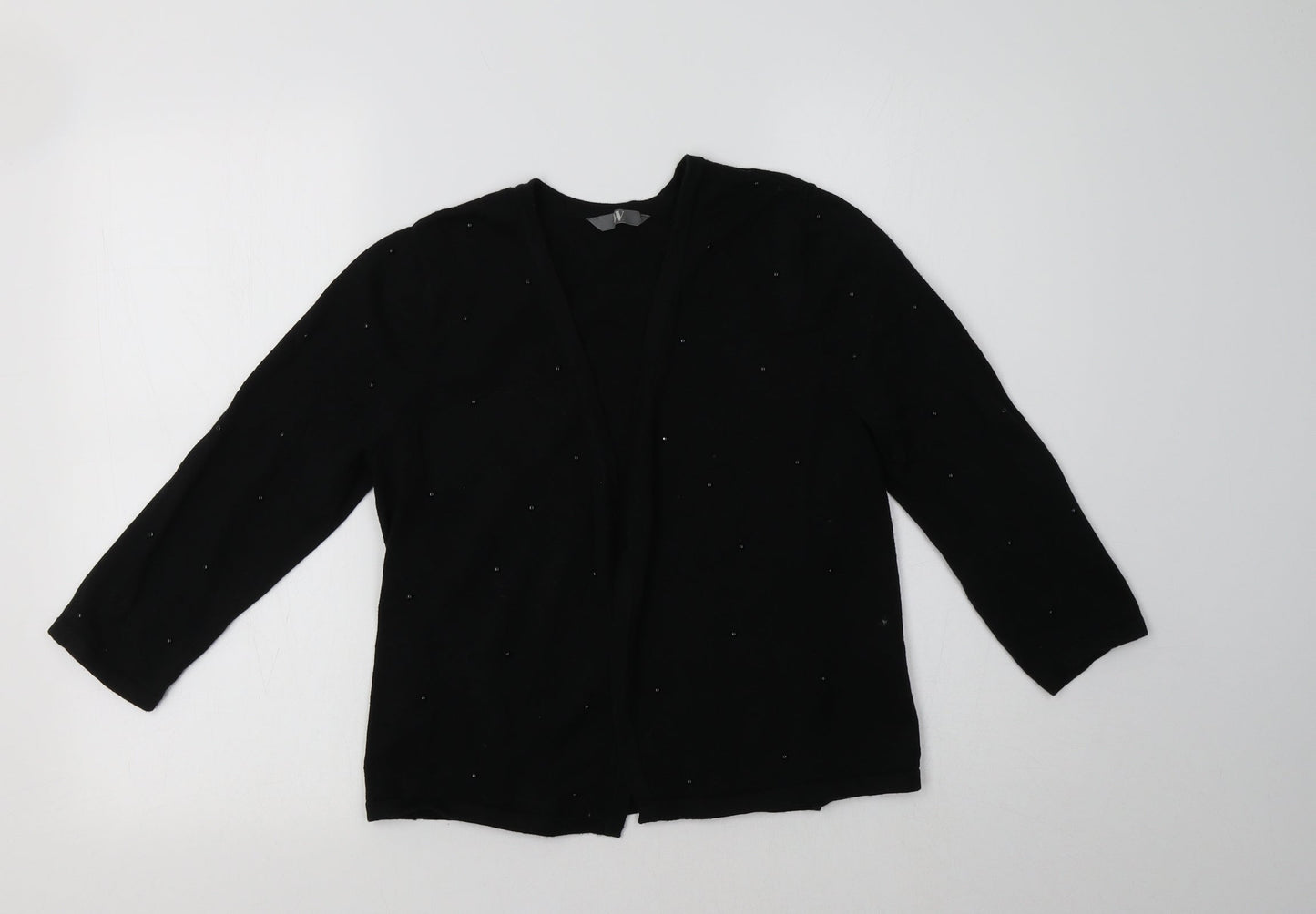 BHS Womens Black   Cardigan Jumper Size 14