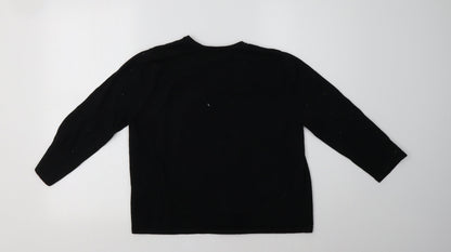 BHS Womens Black   Cardigan Jumper Size 14