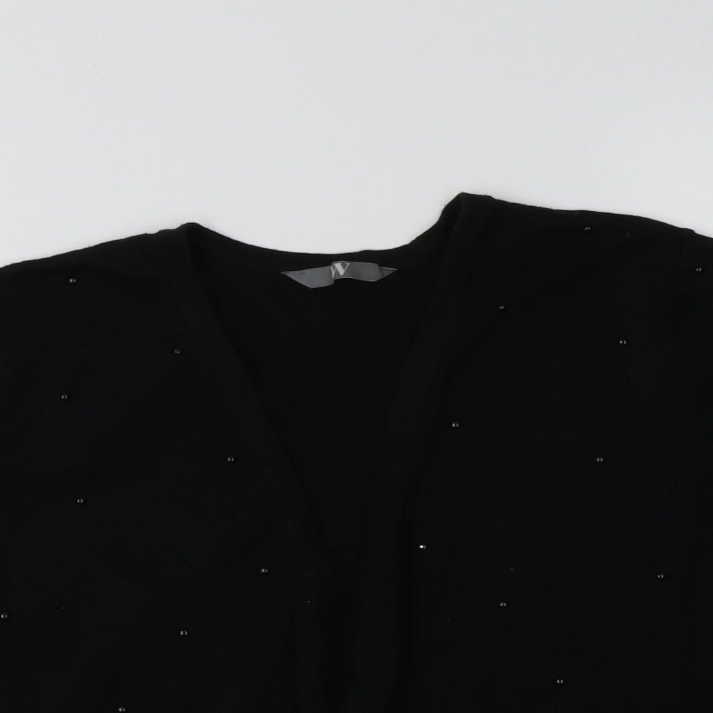 BHS Womens Black   Cardigan Jumper Size 14