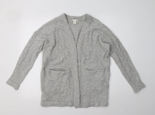 Womens UK Size S H&M Grey Cardigan Jumper