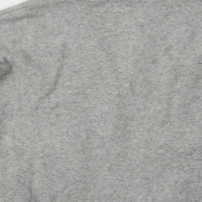 Womens UK Size S H&M Grey Cardigan Jumper