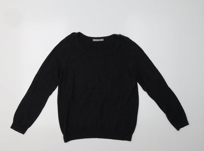 Womens UK Size 12 M&S Grey Pullover Jumper