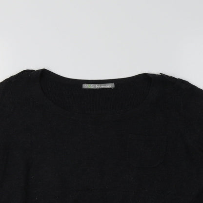 Womens UK Size 12 M&S Grey Pullover Jumper