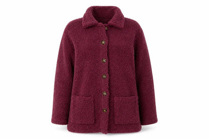 Womens UK Size 10 Julipa Purple Overcoat
