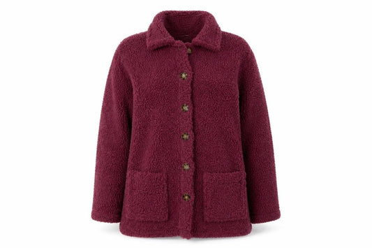 Womens UK Size 10 Julipa Purple Overcoat