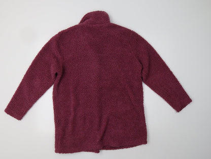 Julipa Womens Purple   Overcoat Coat Size 10