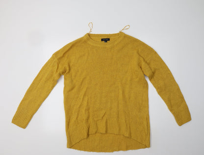 Womens UK Size L New Look Yellow Pullover Jumper