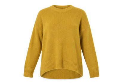 Womens UK Size L New Look Yellow Pullover Jumper