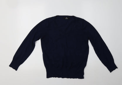 Womens UK Size 12 M&S Blue Pullover Jumper
