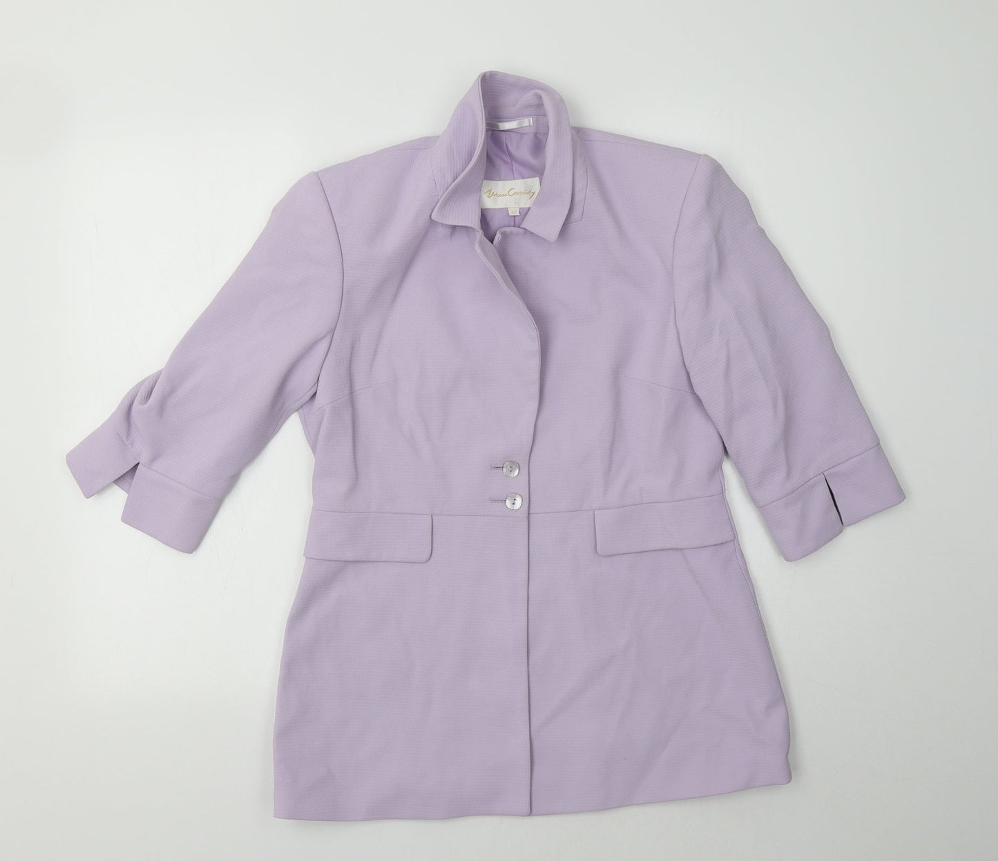 Miss Cassidy Womens Purple   Jacket Blazer Size 10