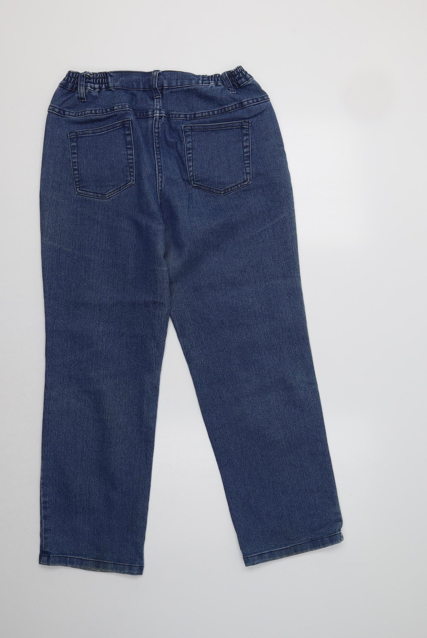 BM Womens Blue   Straight Jeans Size 12 L28 in