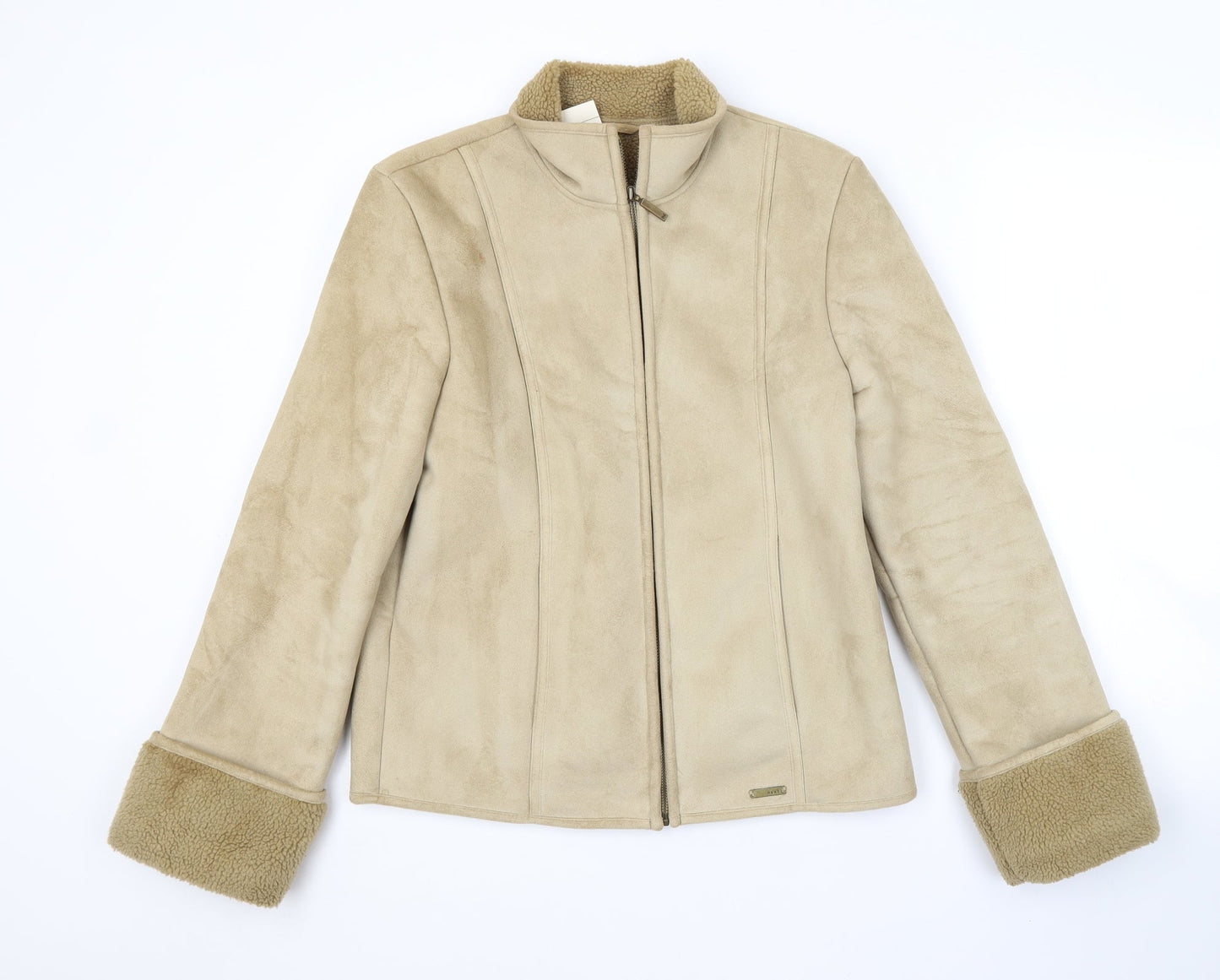 Womens UK Size 8 Preworn Gold Jacket