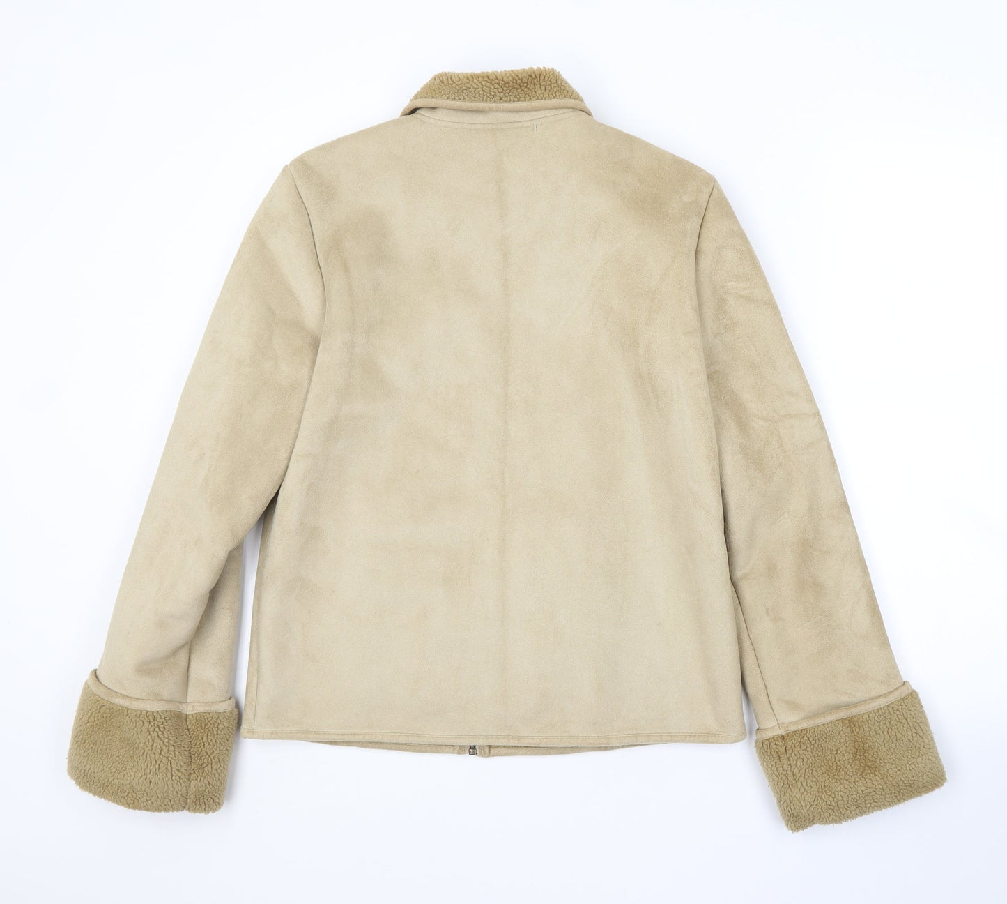 Womens UK Size 8 Preworn Gold Jacket