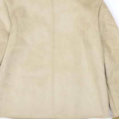 Womens UK Size 8 Preworn Gold Jacket