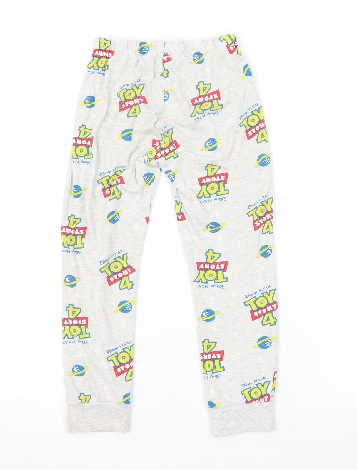 Preworn Boys Grey Spotted   Pyjama Pants Size 5 Years  - TOY STORY