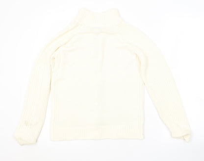 Womens UK Size XS Bonmarché Yellow Full Zip Jumper